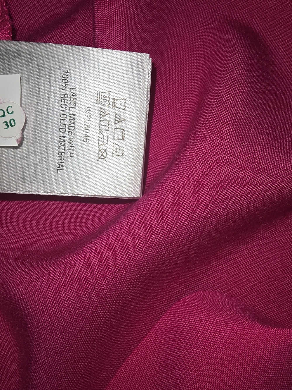 INC International Concepts Fuchsia Snap-Front Blouse - Picture 8 of 8